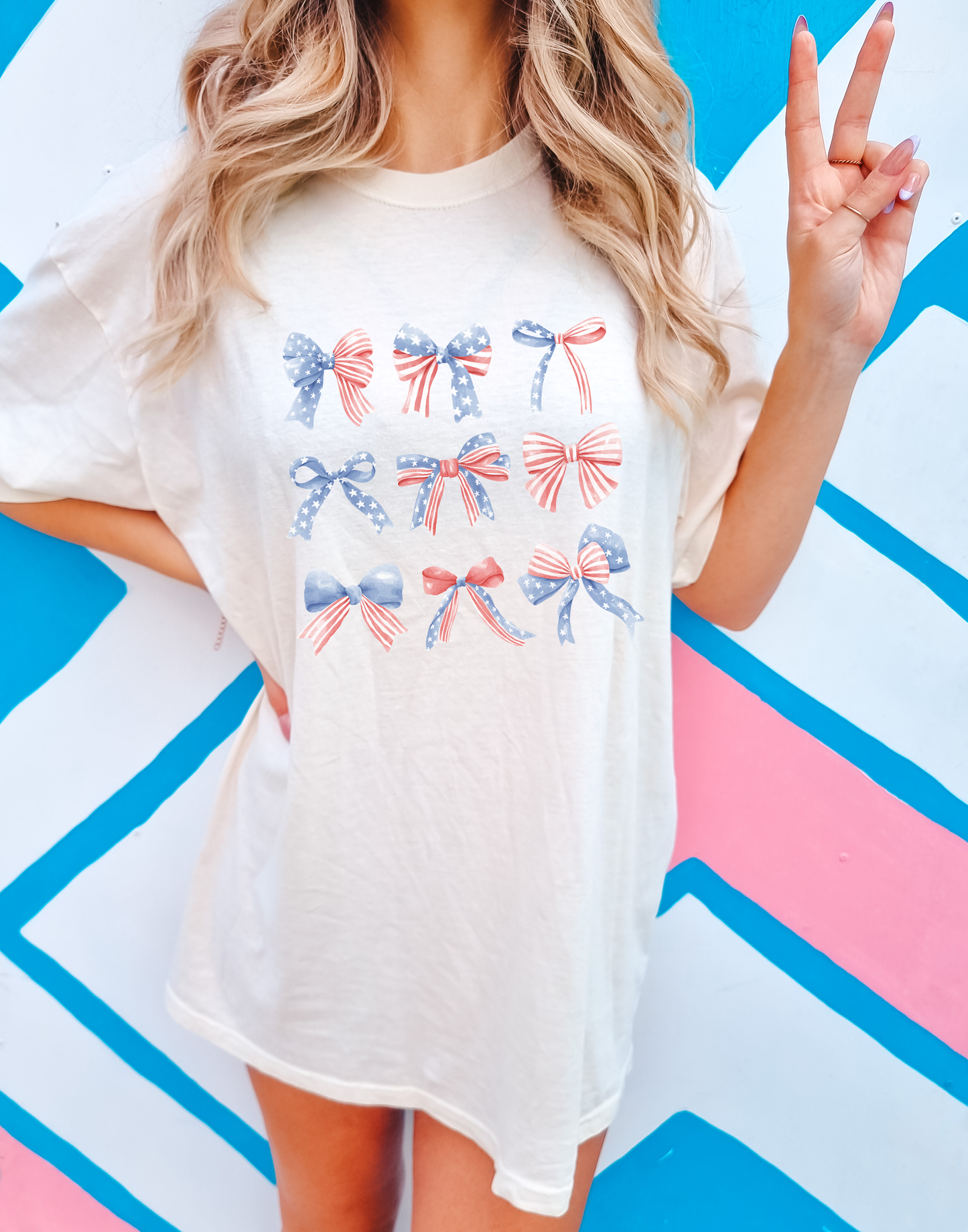 Patriotic Bow Tee